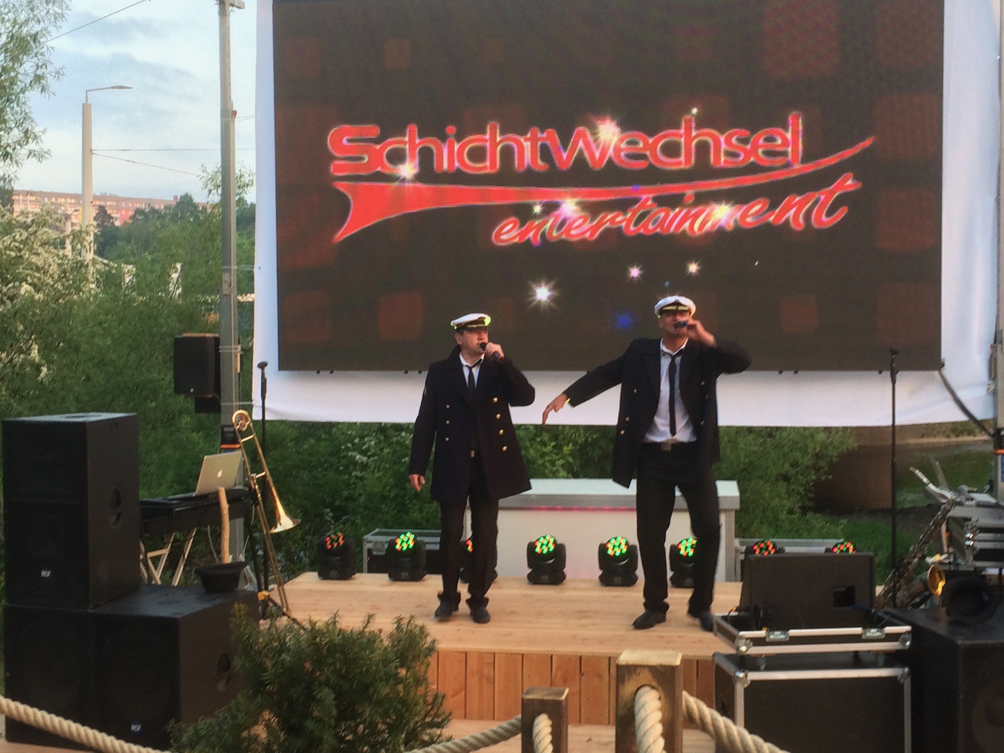 Open-Air-Bühne – Abendstimmung